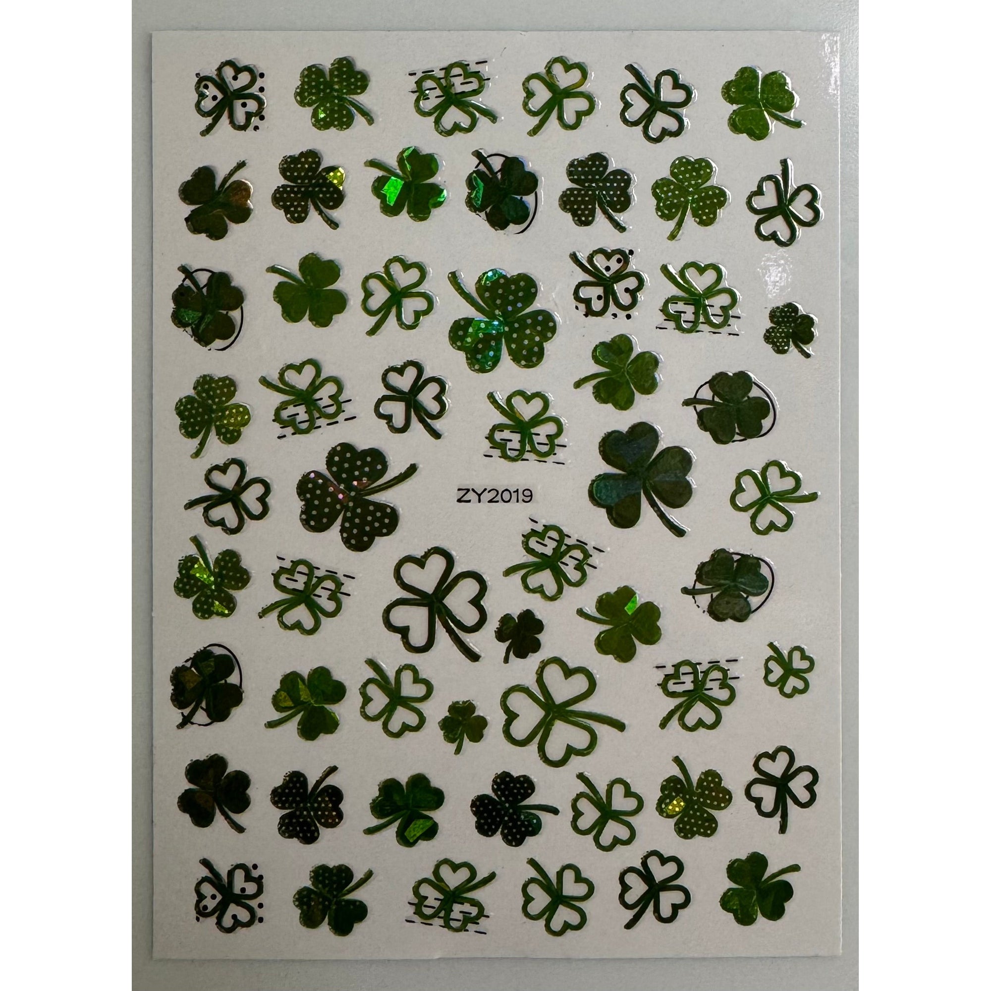 Pasties Decals - Holo Shamrock 19