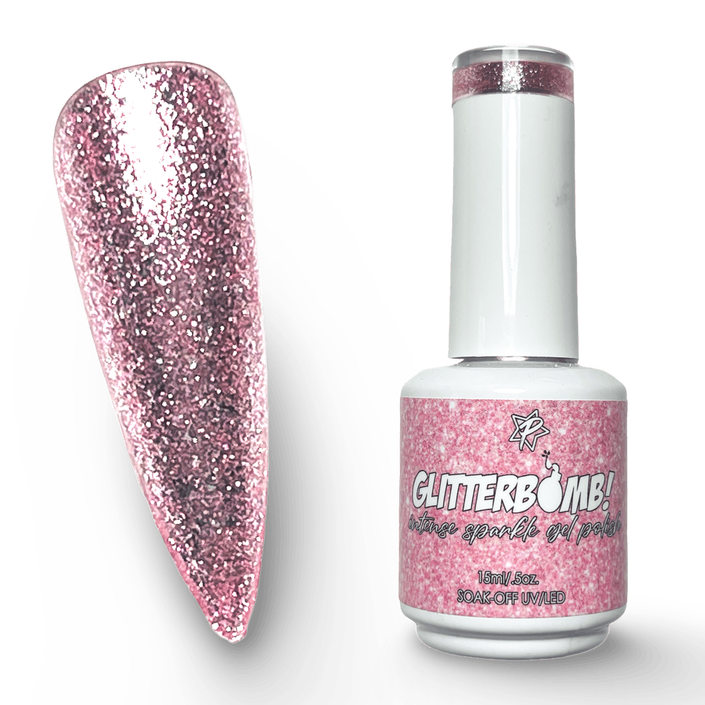 Glitter Bomb Pink Champagne-Gel Polish-Profiles-Gel Essentialz