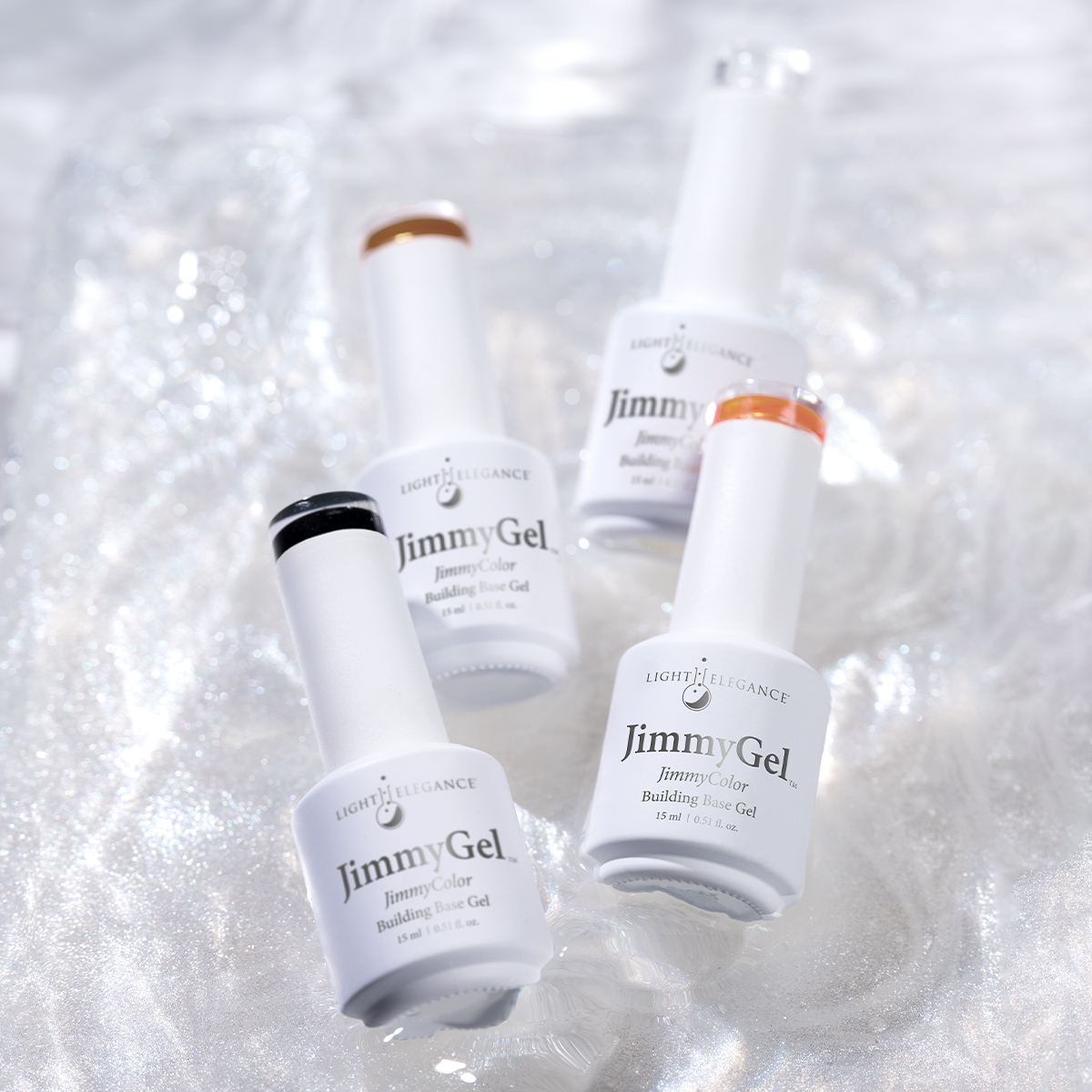 Sheer Sparkle JimmyGel, Soak-off Building Base, 15 ml