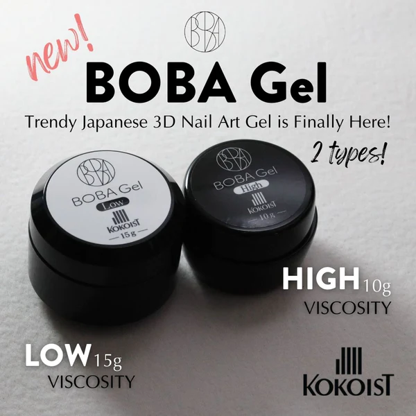 [Vendor] K- BOBA Gel Low 15G Clear K-9348 | Gel Essentialz