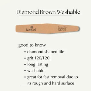 K- Diamond Brown Washable File 120/120