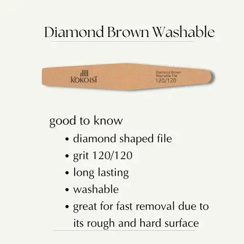K- Diamond Brown Washable File 120/120