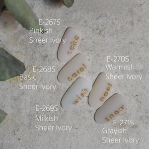 K- E-269S Milkish Sheer Ivory Color Gel 2.5g