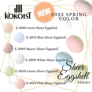 K- Eggshell Series E296-E301