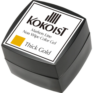 K- ML-03 Markers Line Non-Wipe Color Gel - Thick Gold