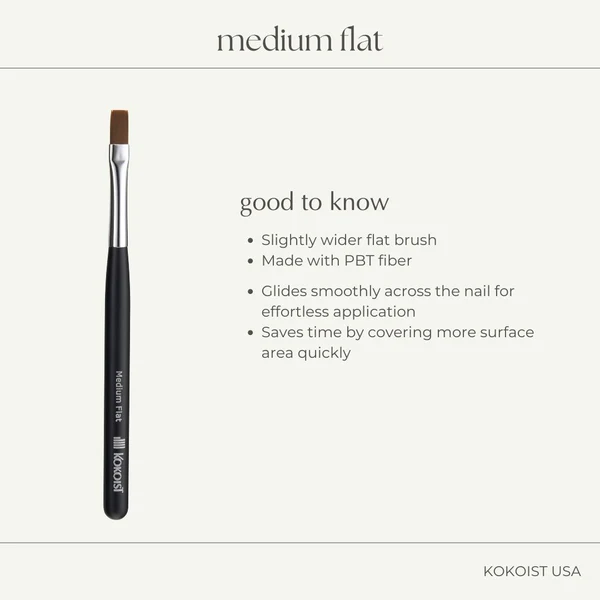 K- Medium Flat Brush