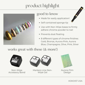 K- No.01 Chrome Pen Gold