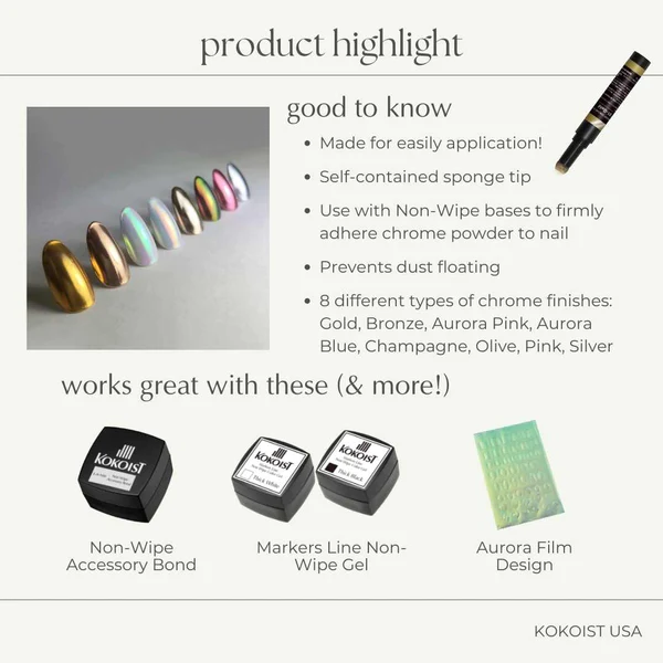 K- Chrome Pen Bronze Gel Essentialz - Main Image