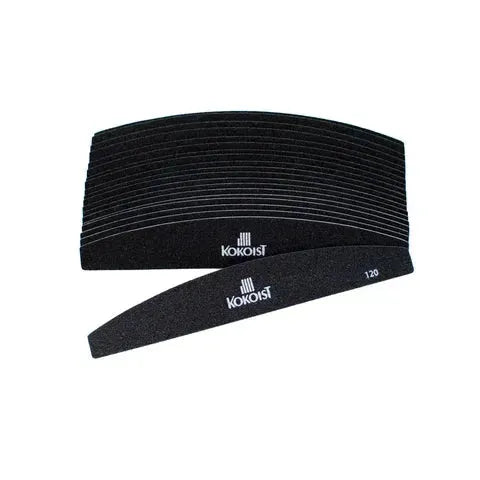 K- Pack of 20 Replaceable Black Half Moon Files (#120)
