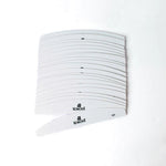 K- Pack of 20 Replaceable White Half Moon Files (#180)