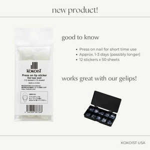 K- Press on tip Sticker (Adhesive tabs)