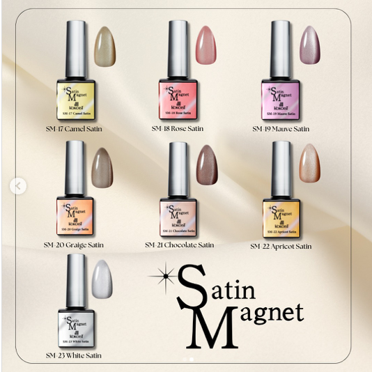 K- Satin Magnet Series 7pc. Collection (SM17-23) - Gel Essentialz