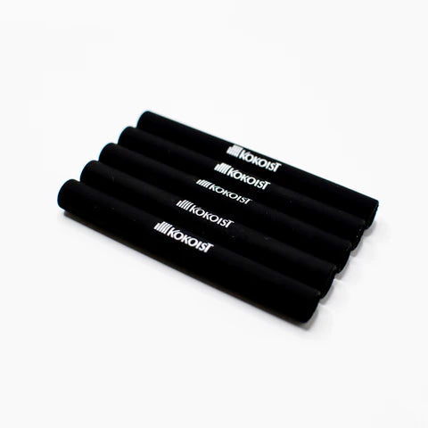 K- Silicone Black Brush Cap 5P