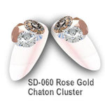 KIT ROSE GOLD CHATON CLUSTER