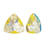 Kaleidoscope Triangle Fancy Stone - CRYSTAL SUNSHINE DELITE 6X6.1MM 5PC - Gel Essentialz