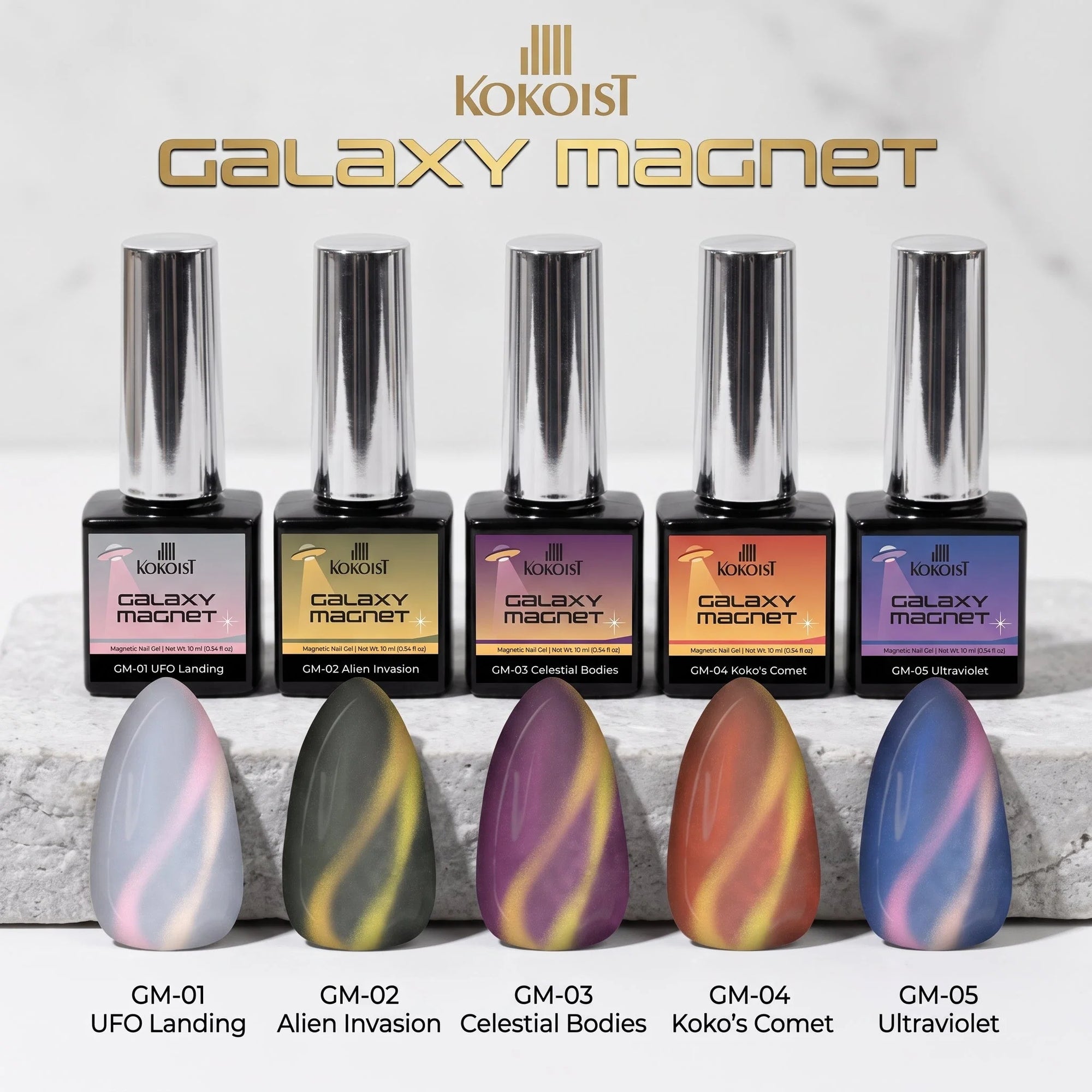 Vendor] K- Velvet Magnet Series 6pc. Collection (VM 35-40) - Gel