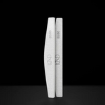 LGND Zebra Half Moon Files 80/80-Chaun Legend-4 pcs-Gel Essentialz