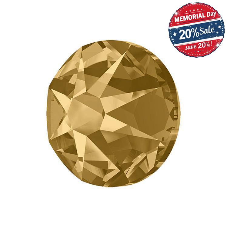 Vendor] Light Colorado Topaz - SWAROVSKI FLATBACK SE-SS3-246 | Gel