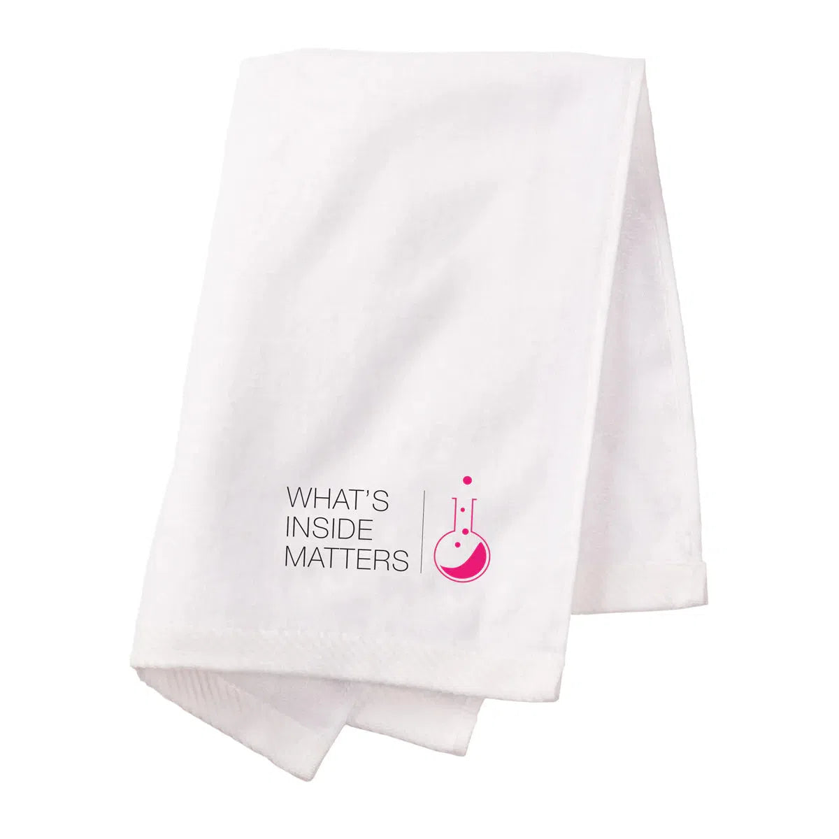 Light Elegance White What's Inside Matters Towel