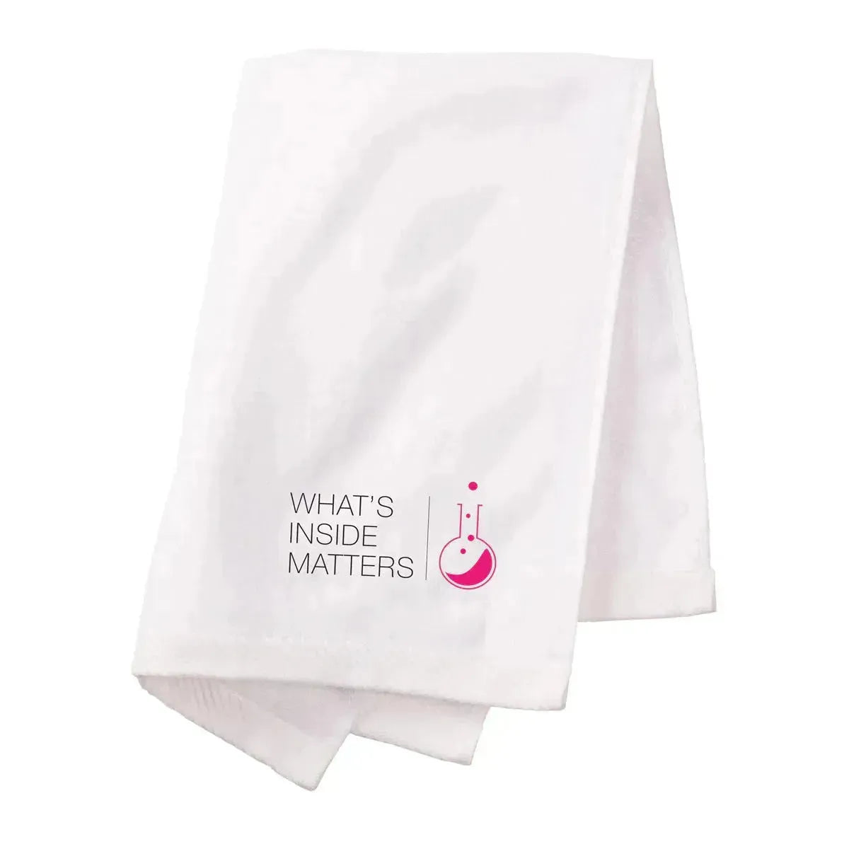 Light Elegance White What's Inside Matters Towel