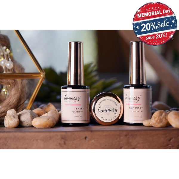 【美品】ARGUE　LUMINARY CLEAR SMOOTH WOOL Luminary Multi Flex Gel - CLARITY (clear) – Polished Pinkies Pro