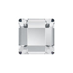 MINI SQUARE FLAT BACK - CRYSTAL