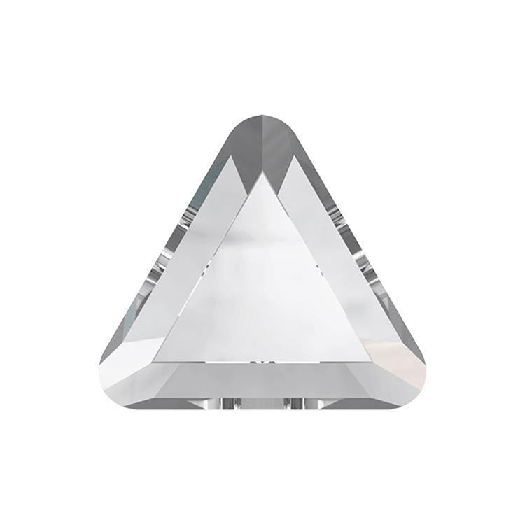 MINI TRIANGLE FLAT BACK - CRYSTAL - Gel Essentialz