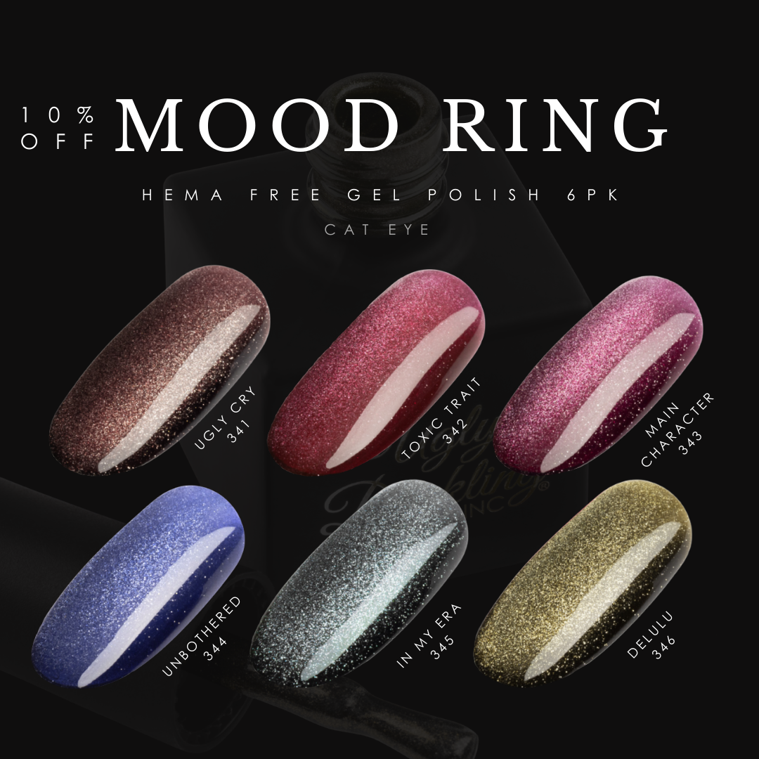 UD Gel Polish - Mood Ring 6pk (#341-346)-Gel Polish-UGLY DUCKLING-Gel Essentialz