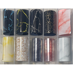 Marble - 10pc Transfer Foil Set