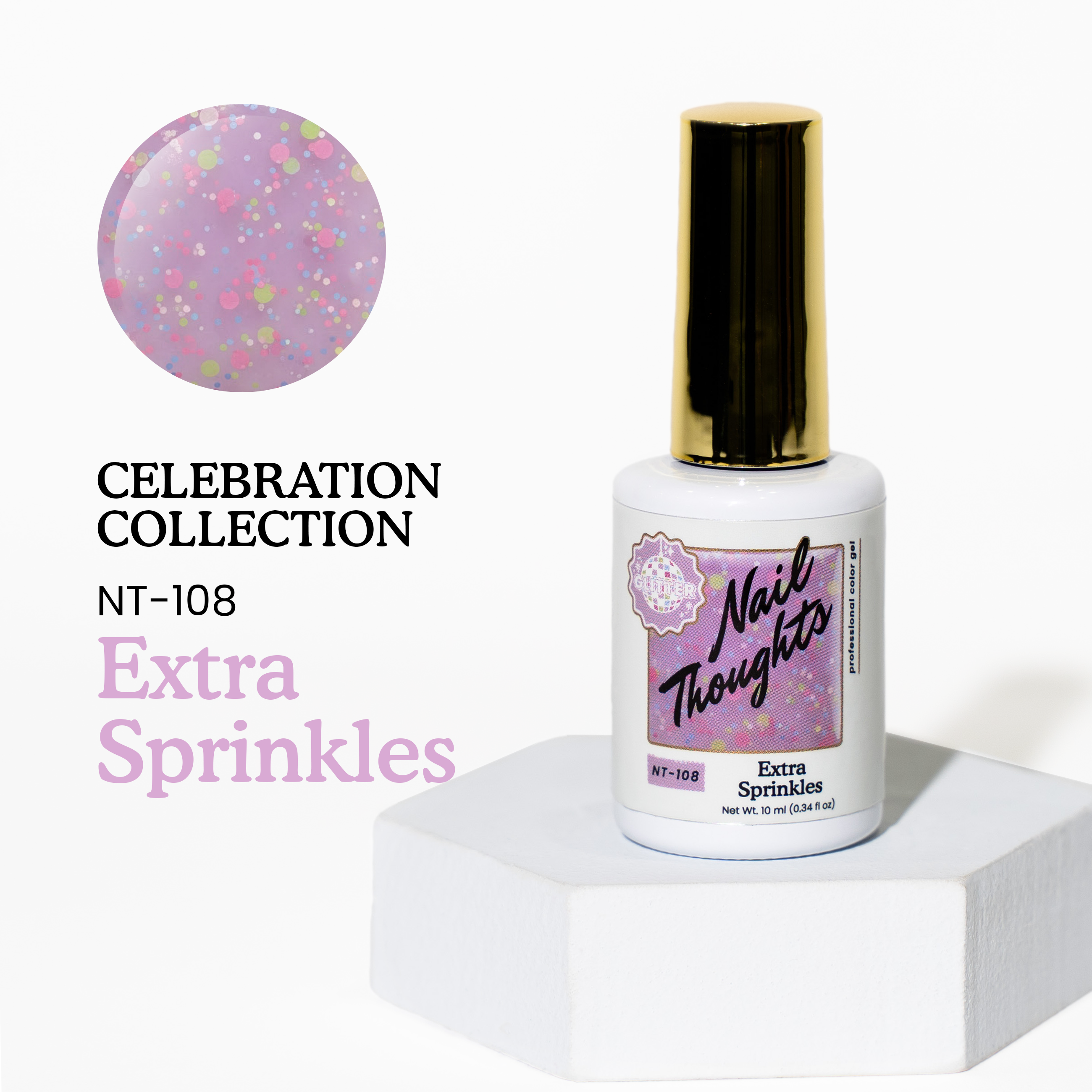 Vendor] NT-108 Extra Sprinkles G000687 | Gel Essentialz