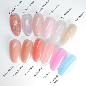 Nail Thoughts Tinted Base Bundle - Vol. 3 (12pc NTB18-NTB29)