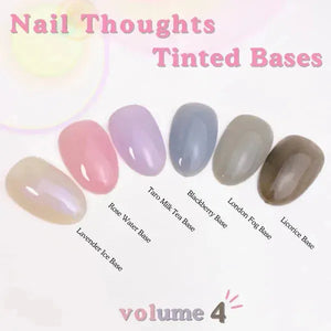 Nail Thoughts Tinted Base Bundle - Vol. 4 (6pc NTB30-NTB35)