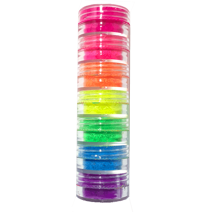 Neon Pigment Tower 7pc - Gel Essentialz