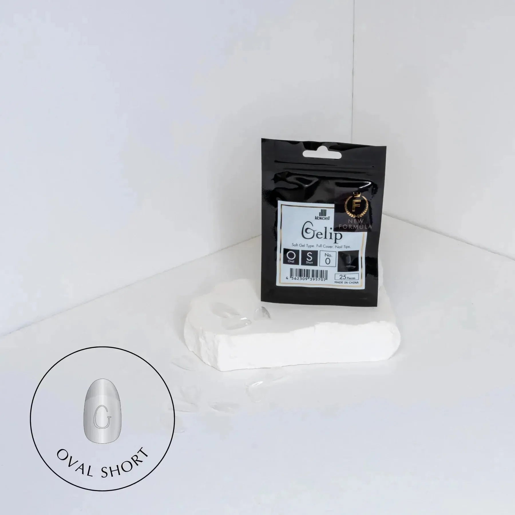 Oval Short- Gelip Refill Pack 25pc (NEW FORMULA)