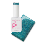 P+ Blast Off Blue Glitter Gel Polish, 10 ml