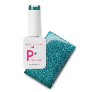 P+ Blast Off Blue, Glitter Gel Polish 10 ml