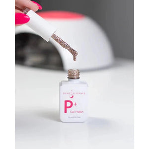 P+ Champagne, Glitter Gel Polish 10 ml