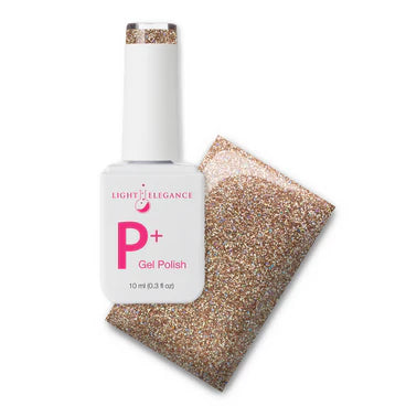 P+ Champagne, Glitter Gel Polish 10 ml