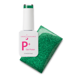 P+ Emerald Green, Glitter Gel Polish, 10 ml