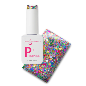 P+ Everyone's A Critic, Glitter Gel Polish 10ml