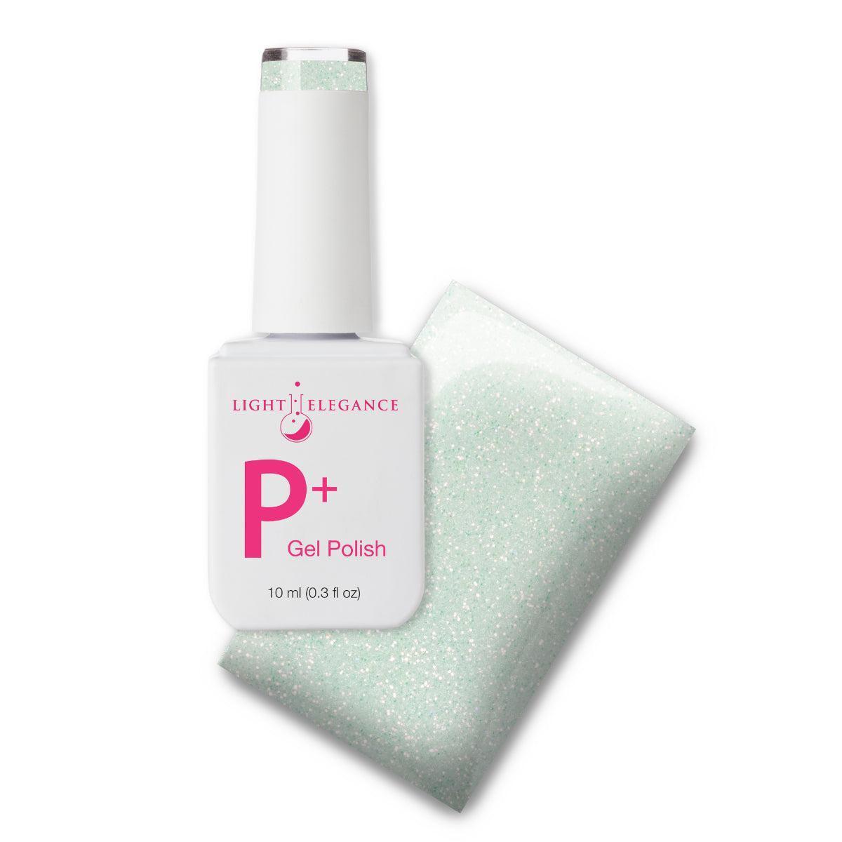 P+ Gossip and Glow, Glitter Gel Polish, 10 ml