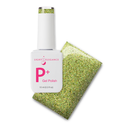 P+ Peace and Love Glitter Gel Polish, 10 mL