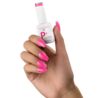 P+ Pinch Me Pink, Glitter Gel Polish 10 ml