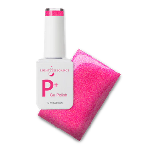 P+ Pinch Me Pink, Glitter Gel Polish 10 ml