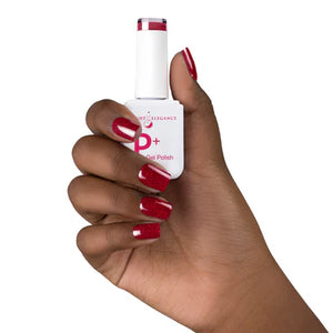 P+ Red Chandelier, Glitter Gel Polish, 10 ml
