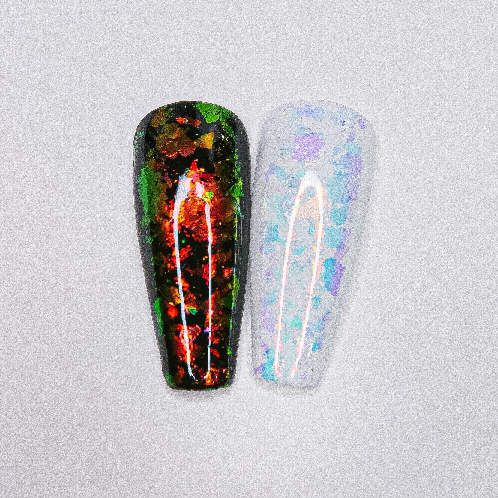 RI- Mermaid Flakes set of 7 Colors-Pigments/Flakes/Chromes-Red Iguana LLC-Gel Essentialz
