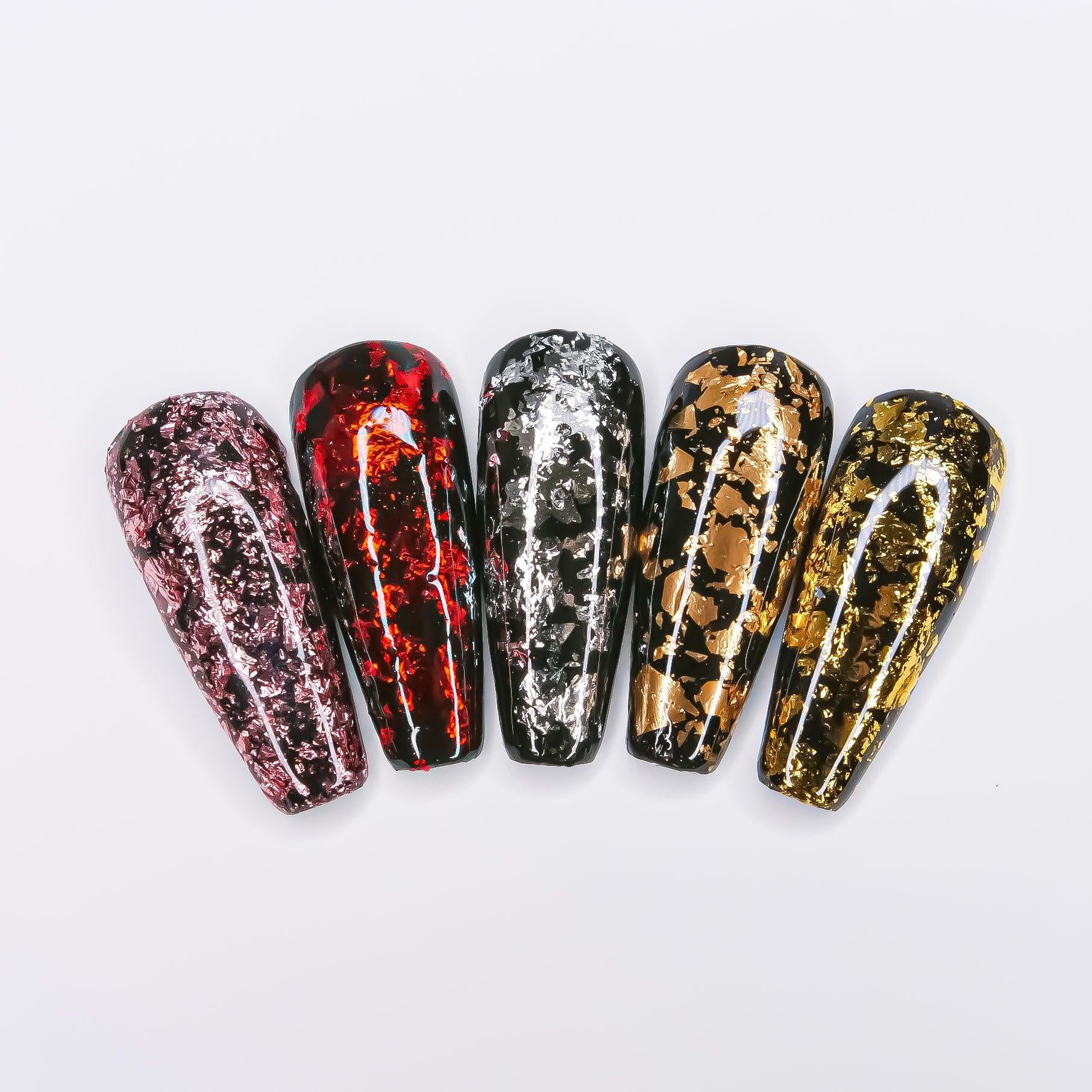 RI-  Chrome Flakes set of 5 Colors