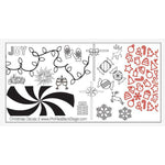 PF Stamping Plate Christmas Decals 2 - Gel Essentialz