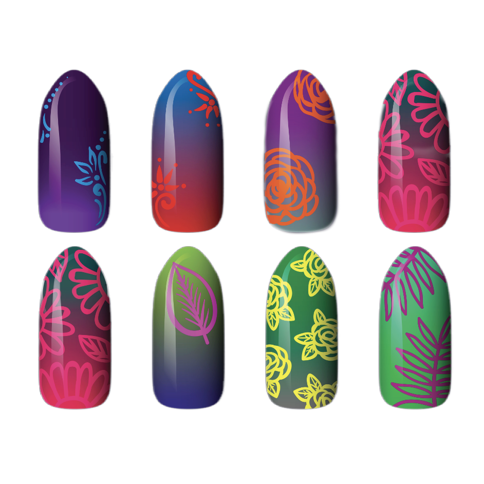 PF Stamping Polish - 7pc Neon Collection