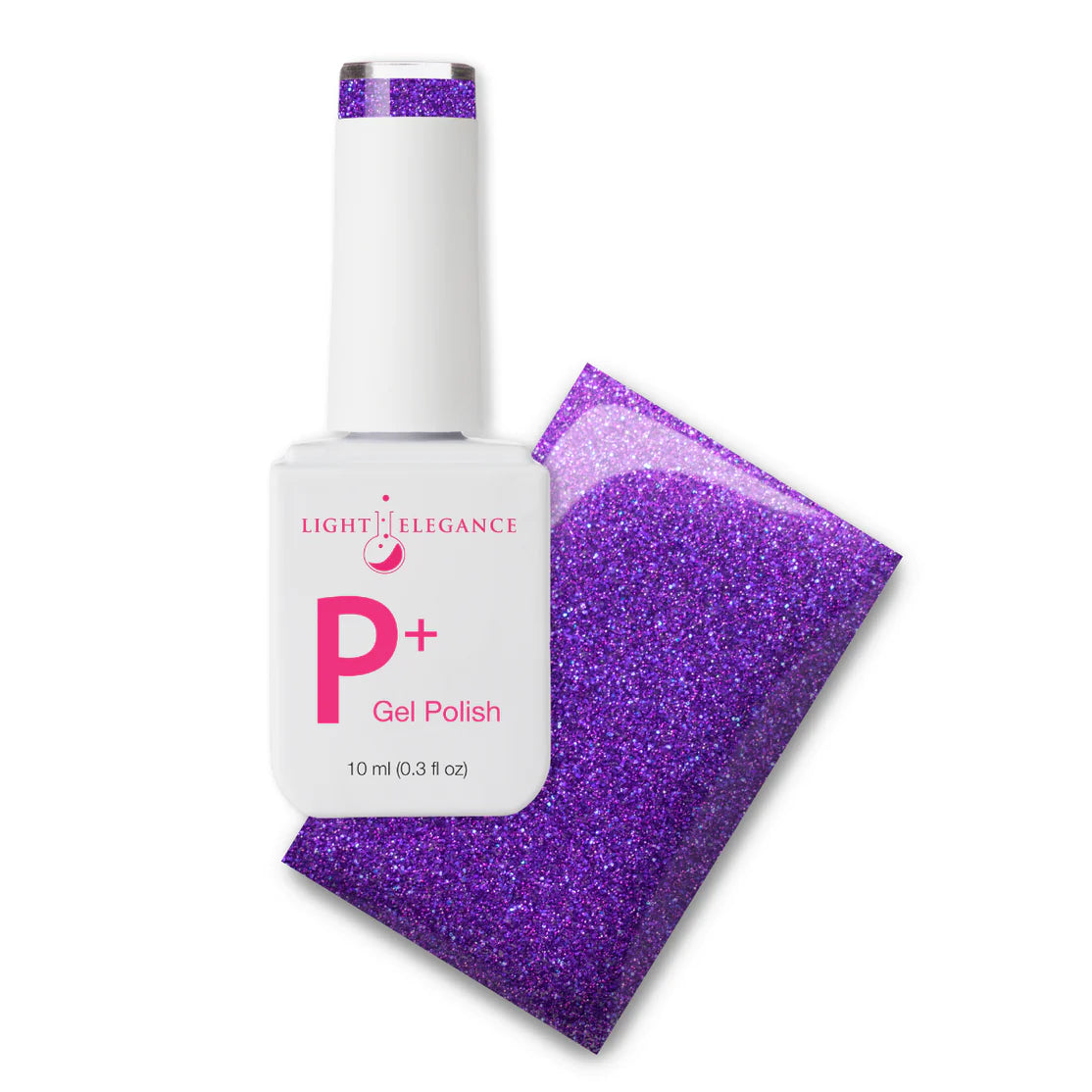 P+ Amethyst Kiss, Glitter Gel Polish 10ml